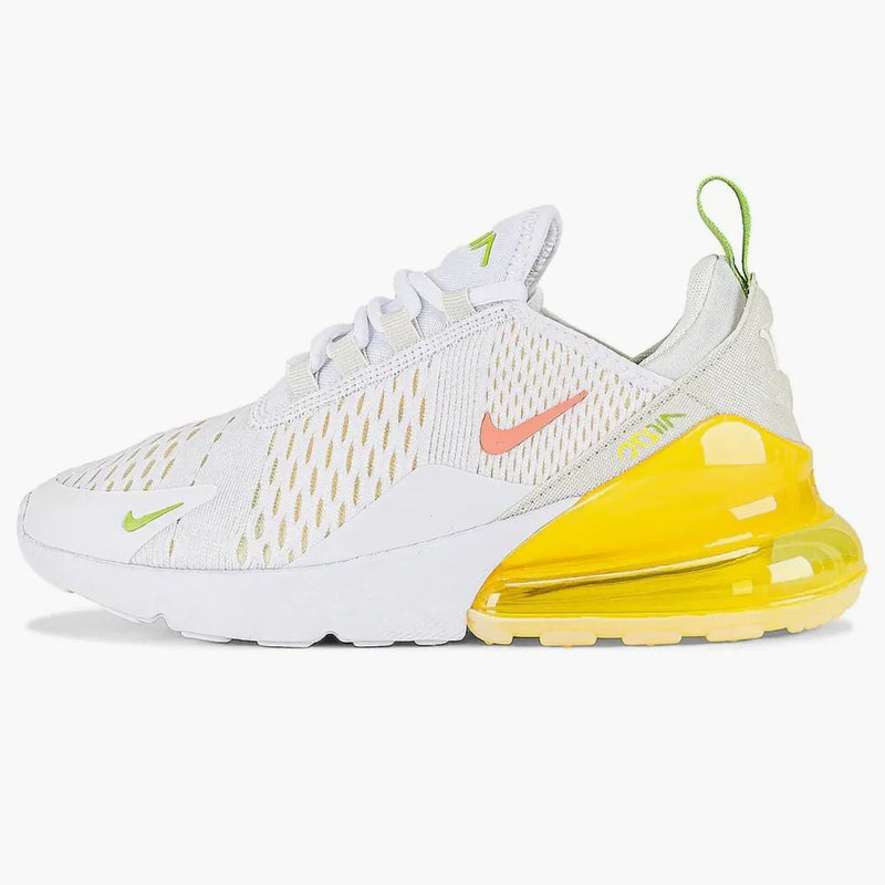 Nike Air Max 270 White Yellow Strike (women's)