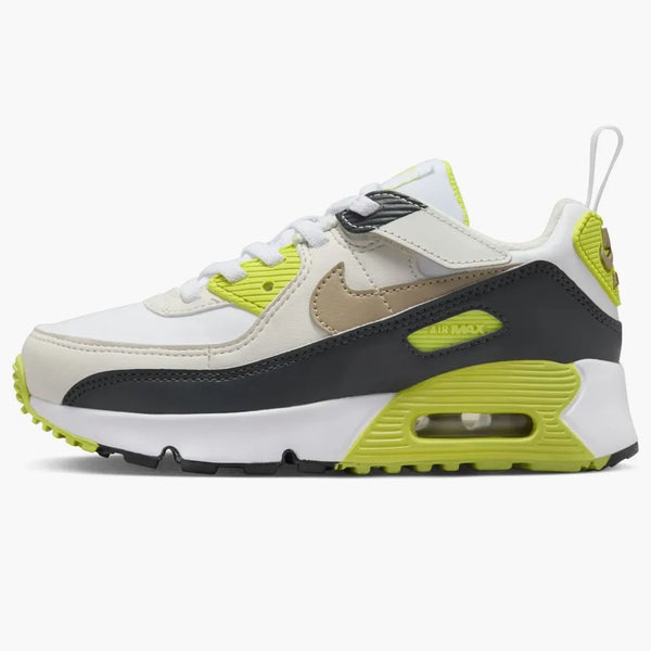 Nike Air Max 90 Easyon White Cyber ​​Dark Smoke Grey Kaki (PS)