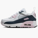 Nike Air Max 90 Easyon White Pink Foam Armory Navy Wolf Grey (ps)