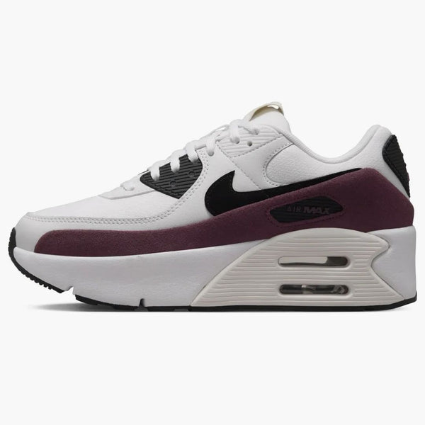Nike Air Max 90 Lv8 Sail Night Maroon Phantom Black (women's)