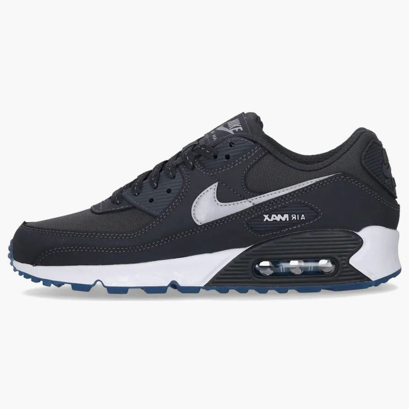 Nike Air Max 90 Reflective Swoosh Anthracite Industrial Blue