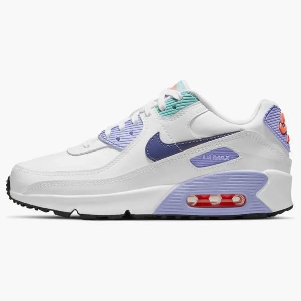 Nike Air Max 90 Se White Dark Purple Dust (gs)