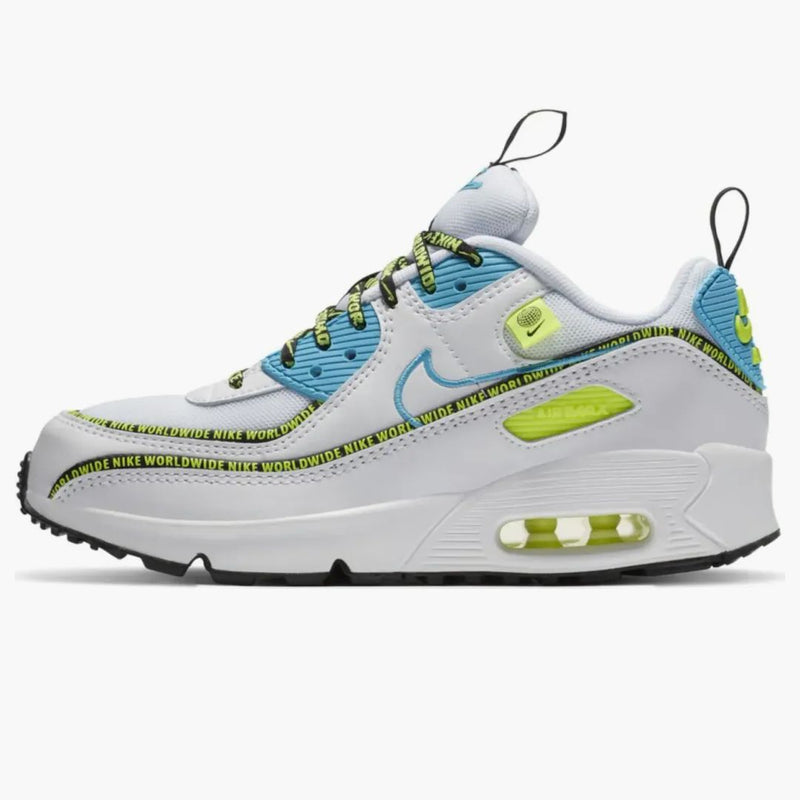 Nike Air Max 90 Se Worldwide Pack Blue Fury Volt (gs)