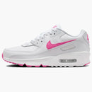 Nike Air Max 90 White Laser Fuchsia (gs)