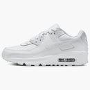 Nike Air Max 90 White Metallic Silver (gs)