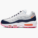 Nike Air Max 95 Midnight Navy Pure Platinum Laser Orange (women's)