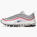 Nike Air Max 97 Metallic Silver Flash Crimson Racer Blue (women's)