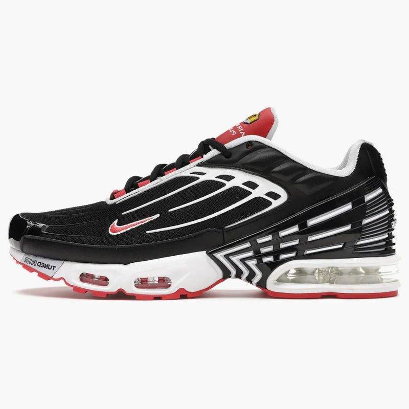 Nike Air Max Plus 3 Black White Track Red