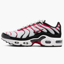 Nike Air Max Plus Pure Platinum Black White University Red (gs)