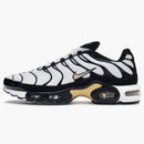 Nike Air Max Plus White Black Metallic Gold