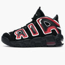 Nike Air More Uptempo Black White Laser Crimson (gs)