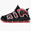 Nike Air More Uptempo Black White Laser Crimson