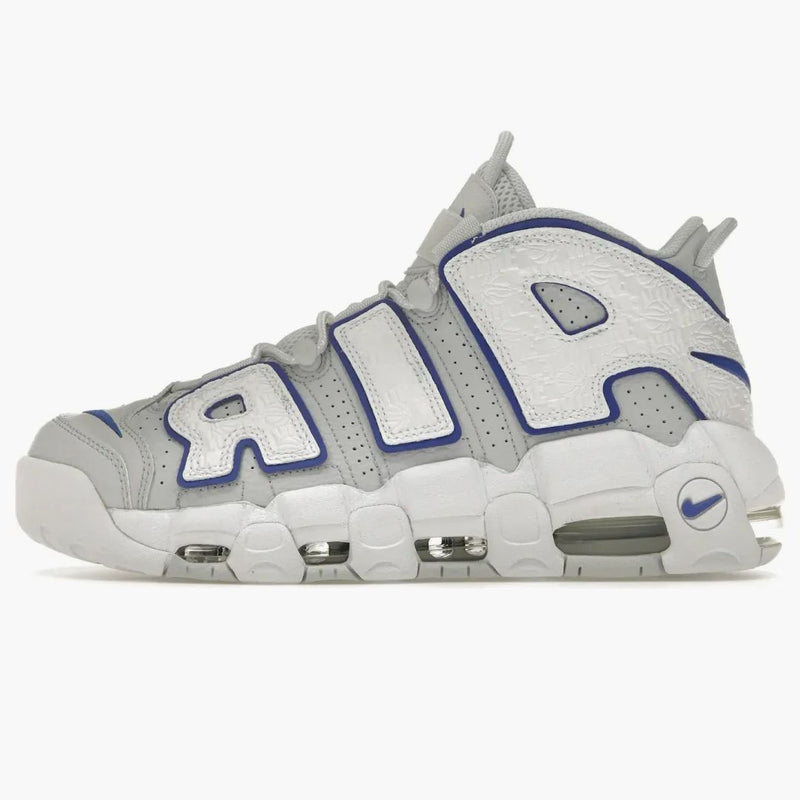 Nike Air More Uptempo Embossed White Royal Blue