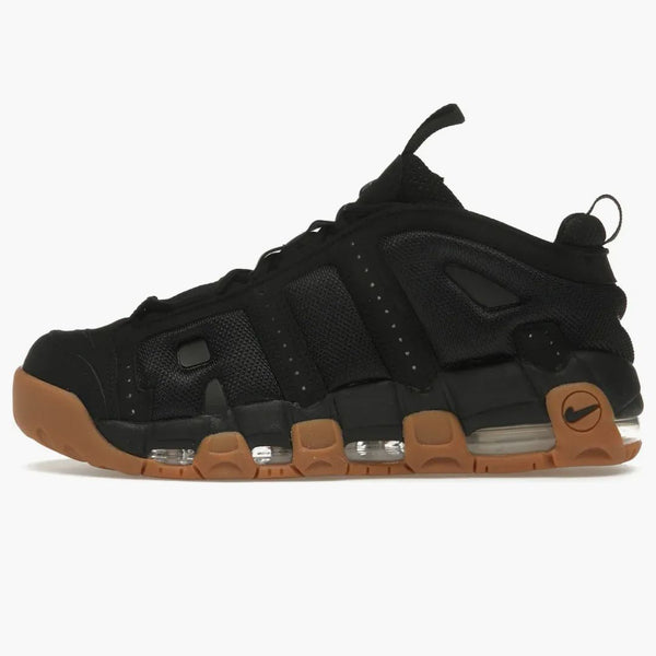 Nike Air More Uptempo Low Black Gum