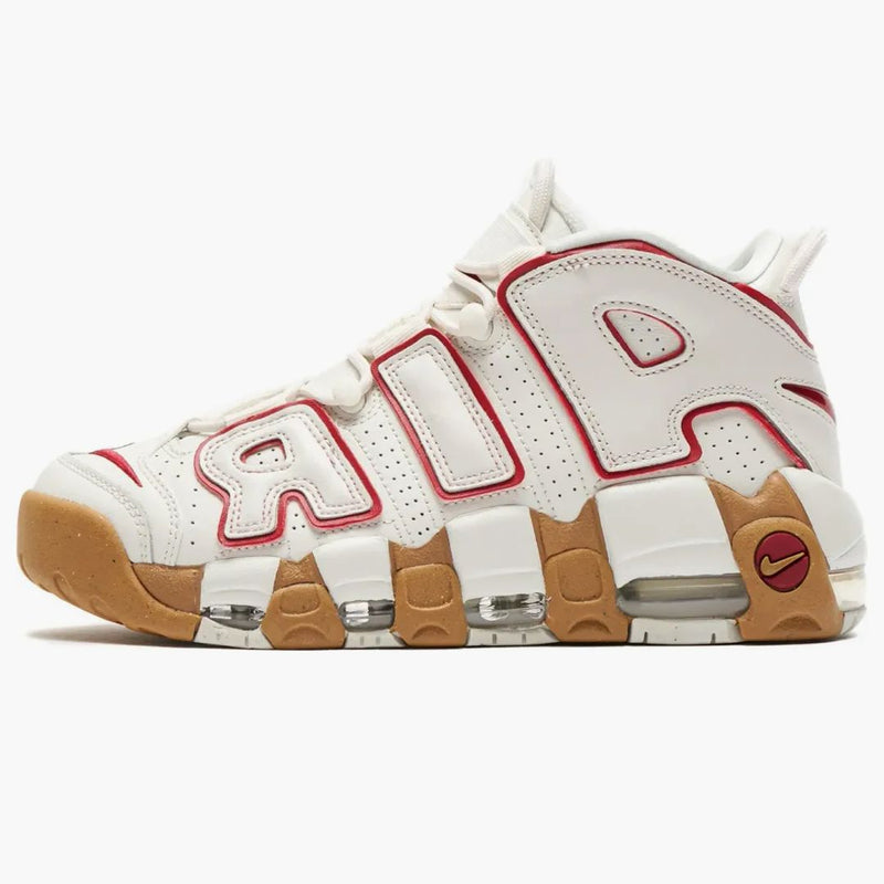 Nike Air More Uptempo Phantom Gym Red Gum (women's)