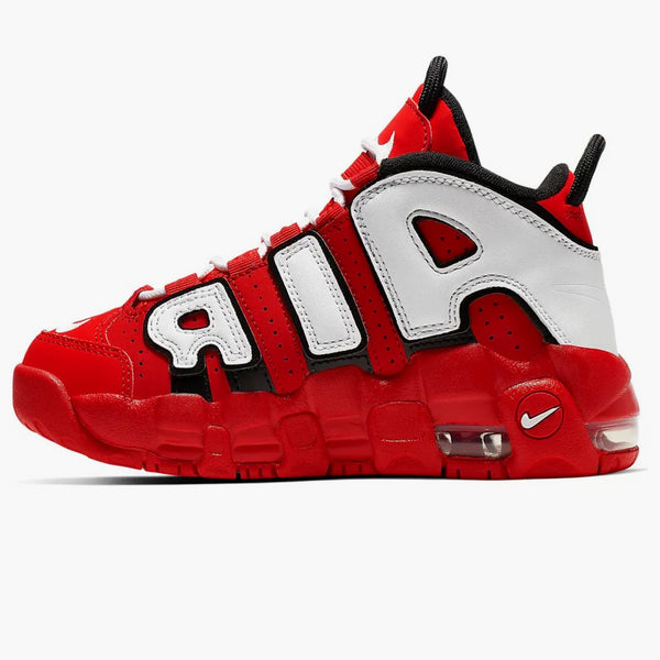 Nike Air More Uptempo University Red Black White (ps)
