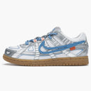 Nike Air Rubber Dunk Off-white University Blue (ps)