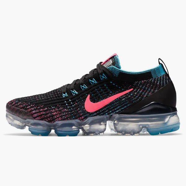 Nike Air Vapormax Flyknit 3 Black Baltic Blue Hyper Pink (women's)