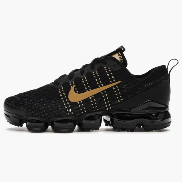 Nike Air Vapormax Flyknit 3 Black Metallic Gold (gs)