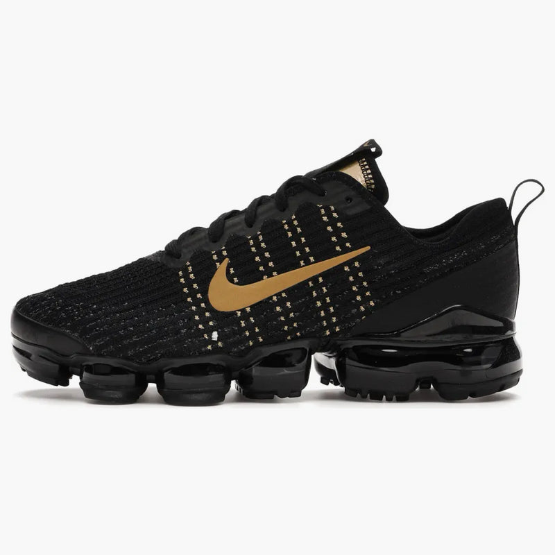 Nike Air Vapormax Flyknit 3 Black Metallic Gold (gs)