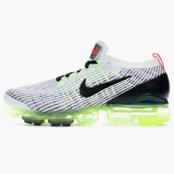Nike Air Vapormax Flyknit 3 White Black Volt Bright Crimson