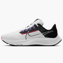 Nike Air Zoom Pegasus 38 White Black Flash Crimson (women's)