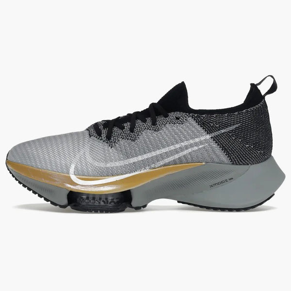 Nike Air Zoom Tempo Next% Flyknit Wolf Grey Metallic Gold Coin