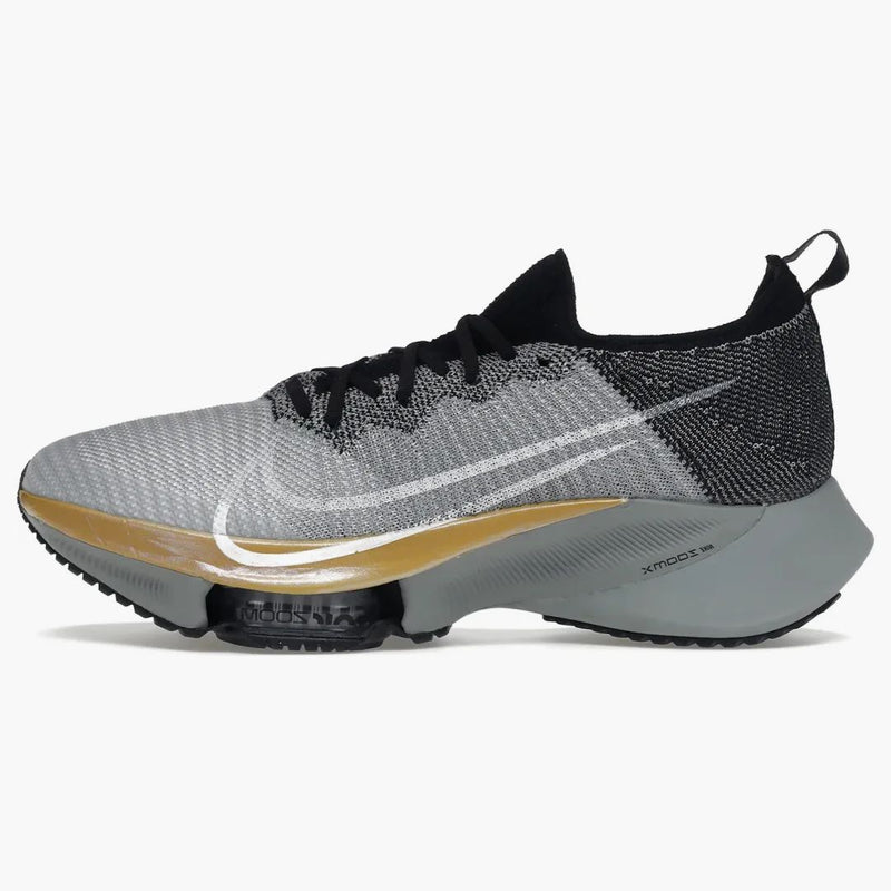 Nike Air Zoom Tempo Next% Flyknit Wolf Grey Metallic Gold Coin