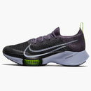Nike Air Zoom Tempo Next% Flyknit Dark Raisin Black Volt (women's)