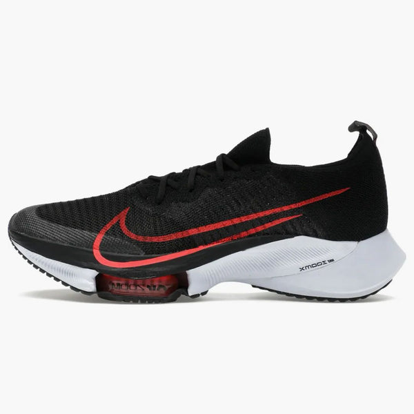 Nike Air Zoom Tempo Next% Flyknit Black Flash Crimson White