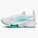 Nike Air Zoom Tempo Next% Flyknit White Turquoise (women's)