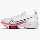 Nike Air Zoom Tempo Next% Flyknit White Hyper Violet Flash Crimson (women's)