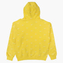 Nike All Over Swoosh Logo Hoodie Yellow