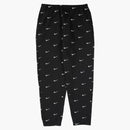 Nike All Over Swoosh Logo Pants Black