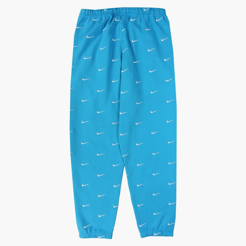 Nike All Over Swoosh Logo Pants Blue