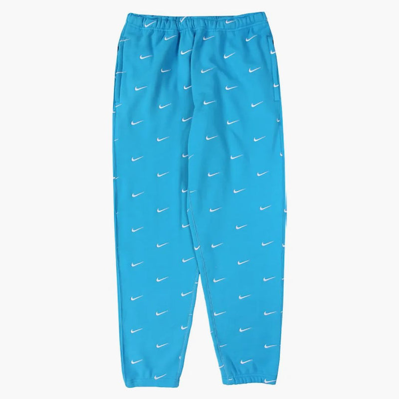 Nike All Over Swoosh Logo Pants Blue