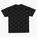Nike All Over Swoosh Logo T-shirt Black