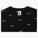 Nike All Over Swoosh Logo T-shirt Black