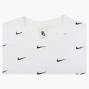 Nike All Over Swoosh Logo T-shirt White