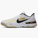 Nike Alpha Huarache Elite 3 Turf Premium White Metallic Vivid Gold