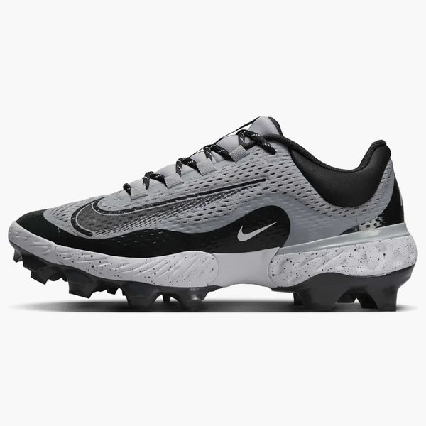 Nike Alpha Huarache Elite 4 Low Mcs Wolf Grey White Dark Smoke Grey
