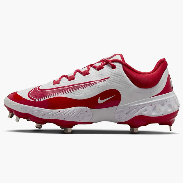 Nike Alpha Huarache Elite 4 Low White University Red