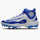 Nike Alpha Huarache Elite 4 Mid White Hyper Royal
