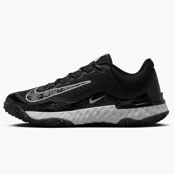 Nike Alpha Huarache Elite 4 Turf Black Pure Platinum Iron Grey (women's)
