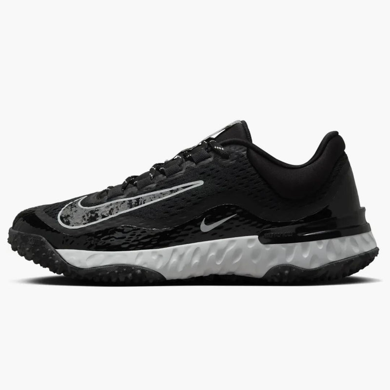 Nike Alpha Huarache Elite 4 Turf Black Pure Platinum Iron Grey (women's)