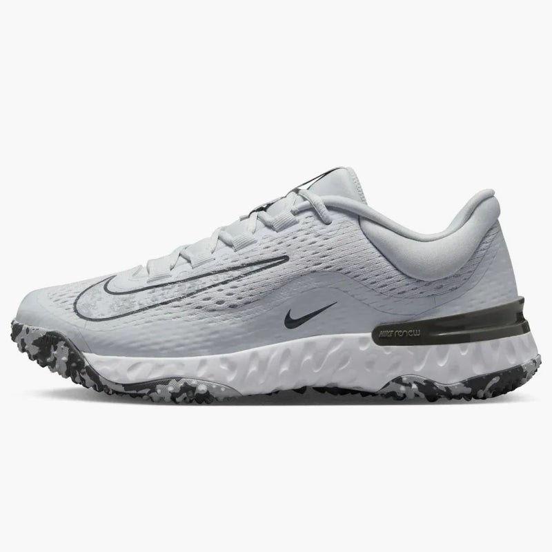 Nike Alpha Huarache Elite 4 Turf Pure Platinum Iron Grey White Wolf Grey (women's)