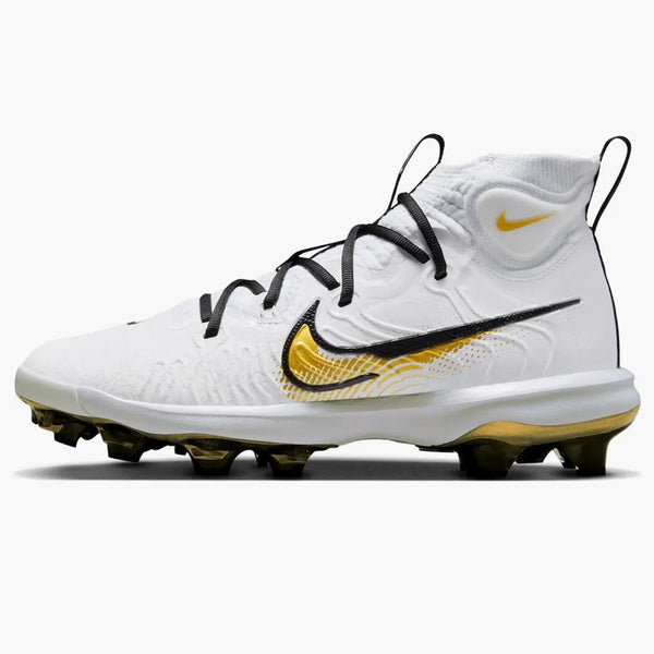 Nike Alpha Huarache Nxt Mcs White Black Metallic Gold