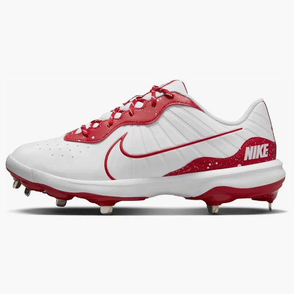 Nike Alpha Huarache Varsity 4 Low White University Red