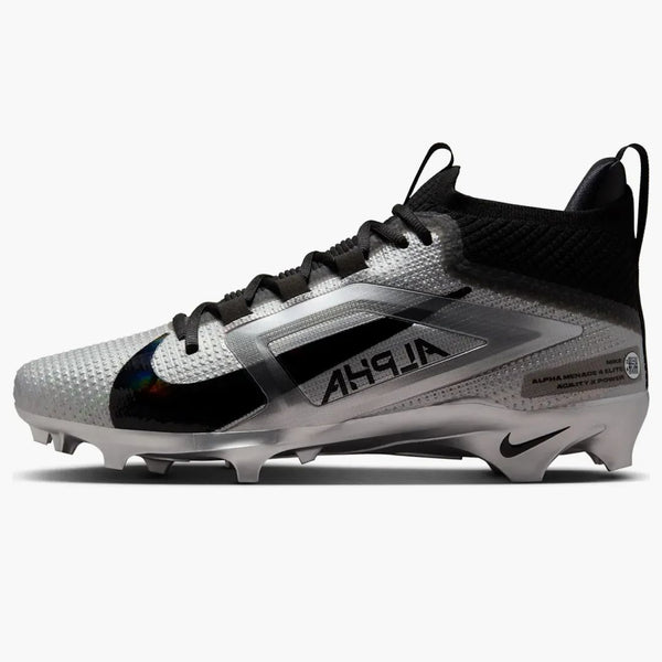 Nike Alpha Menace 4 Elite Saquon Barkley Metallic Silver
