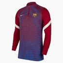 Nike Barcelona 2021/22 Training Elite Drill L/s Soccer Jersey Red/blue